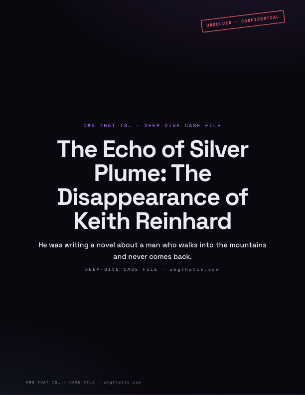 The Echo of Silver Plume — case file cover
