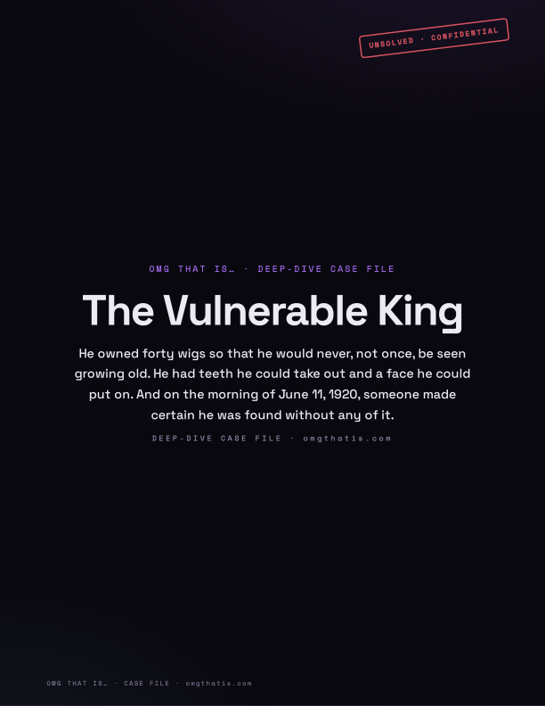 The Vulnerable King — case file cover