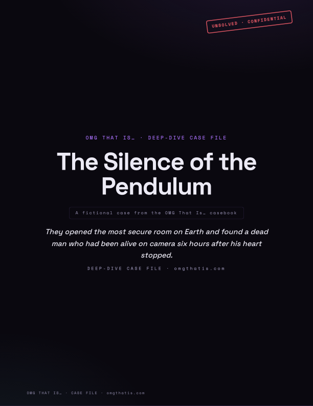 The Silence of the Pendulum — case file cover