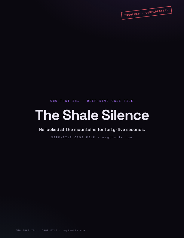 The Shale Silence — case file cover